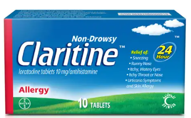 CLARITINE 10 MG TAB 10 S