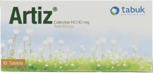 ARTIZ 10MG,10TABLETS