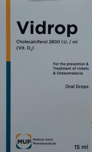 VIDROP 2800 IU/ML  15 ML DROPS