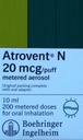 ATROVENT N 20mcg/INHAL 10ML