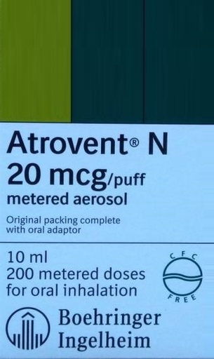 ATROVENT N 20mcg/INHAL 10ML
