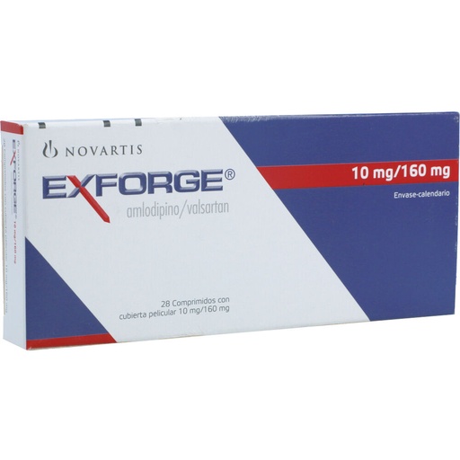 EXFORGE 10/160mg TABS 28's