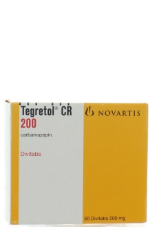 TEGRETOL CR 200mg Divitabs' 50's