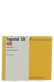 TEGRETOL CR 400mg Divitabs, 30's