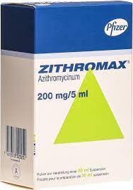 ZITHROMAX 200mg/5ml suspension 15ml