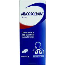 MUCOSOLVAN 30mg 20 tablets
