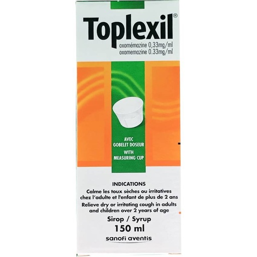 TOPLEXIL 0.33MG/ML SYRUP 150ML