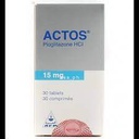 ACTOS 15MG TABS 30'S