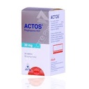 ACTOS 30MG TABS 30'S