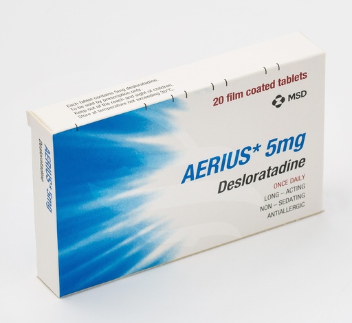 AERIUS 5MG TABS 20'S