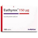 EUTHYROX 150MCG TABS 100'S