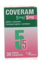 COVERAM 5/5 MG TABS 30'S