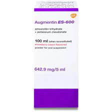 AUGMENTIN ES 642.9MG/5ML SUSPENSION 100ML