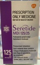 SERETIDE EVOHALER 125/25 MCG 120 DOSES