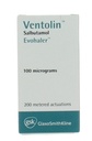 VENTOLIN EVOHALER 100MCG 200 DOSES
