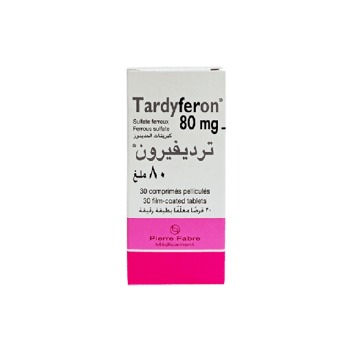 TARDYFERON 80MG TABLET 30'S
