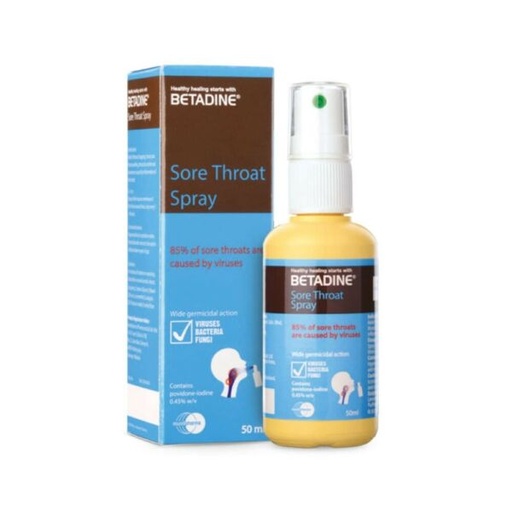 BETADINE 0.45% THROAT SPRAY 50 ML
