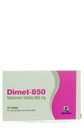 DIMET 850MG TABLET 50'S