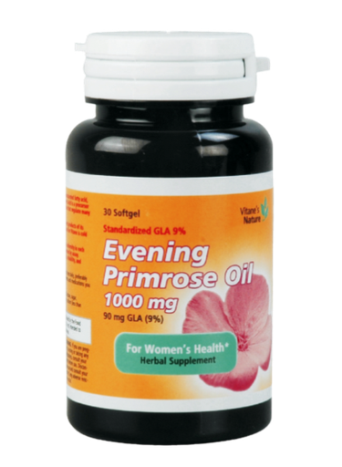Vitane EVENING PRIMROSE OIL 1000MG SOFTGELS 30'S