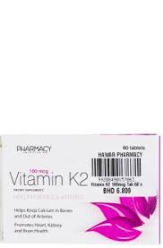 VITAMIN K2 100MCG 60TAB
