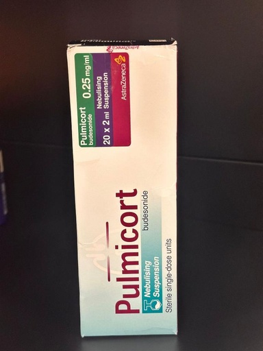 PULMICORT 0.25MG/ML NEBULISER SUSPENSION 2ML X 20'S