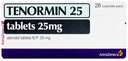 TENORMIN 25MG FILM-COATED TABLET 28'S