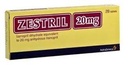 ZESTRIL 20MG TABLET 28'S
