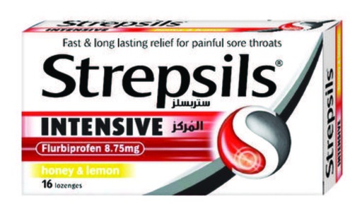 STREPSILS INTENSIVE HONEY & LEMON LOZ 16 S
