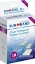 Sunband clear waterproof plasters 30'