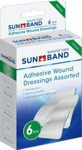 Sunband adhesive wound dressing Assorted 6'