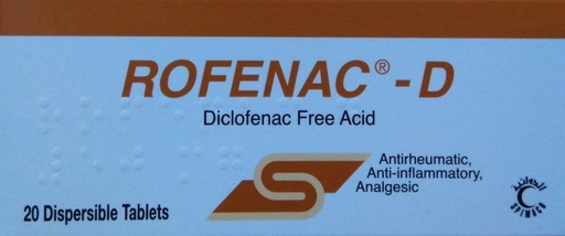 Rofenac-D 50mg 20 tablets