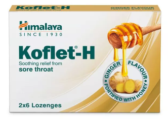 KOFLET-H GINGER FLAVOUR LOZENGES 12S