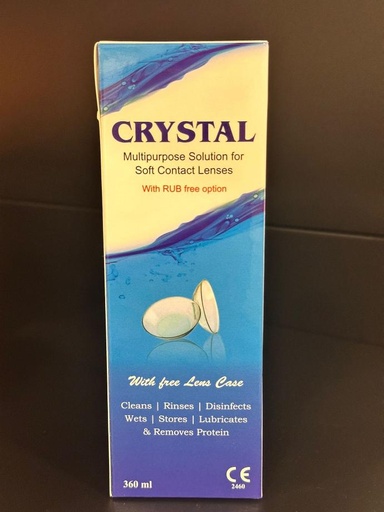 CRYSTAL LENS SOLUTION 360ML