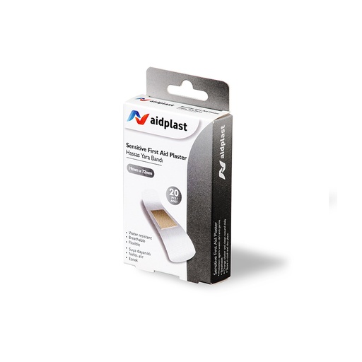 AIDPLAST SENSITIVE FIRST AID PLASTERS 20'S