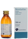 VENTOLIN 2mg/5ml syrup 150ml