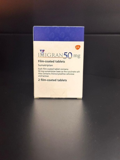 IMIGRAN 50mg 2 tablets