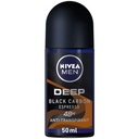 Nivea Men Deep Black Carbon Espresso Deodorant roll-on 50ml