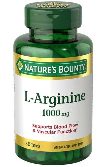 Nature's Bounty L-Arginine 1000mg 50 Tabs