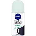 Nivea Black & white invisible clean roll-on for female 48hrs protection 50ml