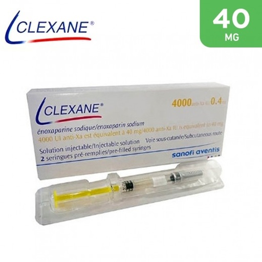 Clexane 40mg/0.4ml solution for injection (2/pack)