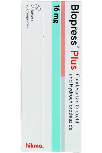 BLOPRESS PLUS 16MG/12.5MG TABS 28'S