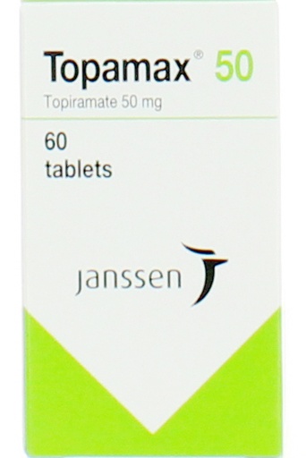 TOPAMAX 50MG TAB 60'S