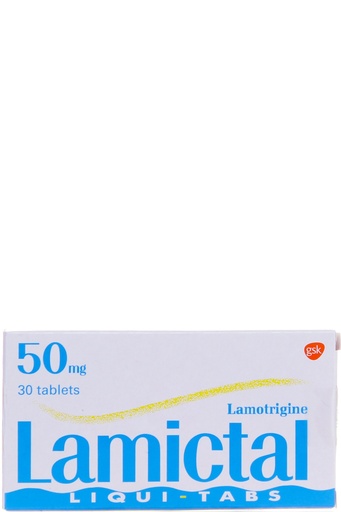 LAMICTAL 50MG LIQUITAB 30'S