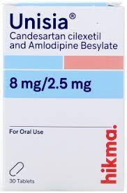 UNISIA 8/2.5MG TABS 30'S