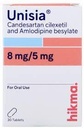 UNISIA 8/5MG TABS 30'S