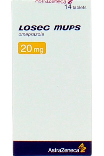 LOSEC MUPS 20MG TABLET 14'S
