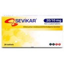SEVIKAR 20MG/10MG FC TABS 28'S