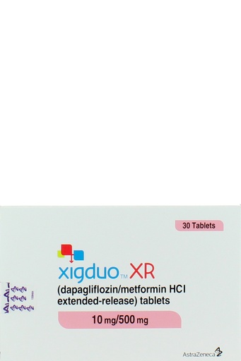 XIGDUO XR 10/500MG TABS 30'S