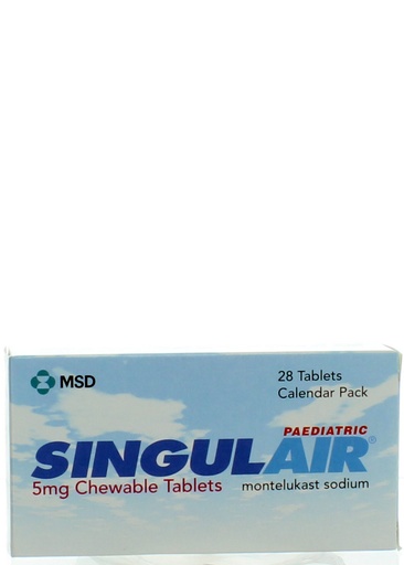 Singulair 5mg 28 Chewable tablets