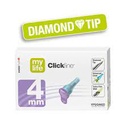 Clickfine pen needle 4mm diamond tip